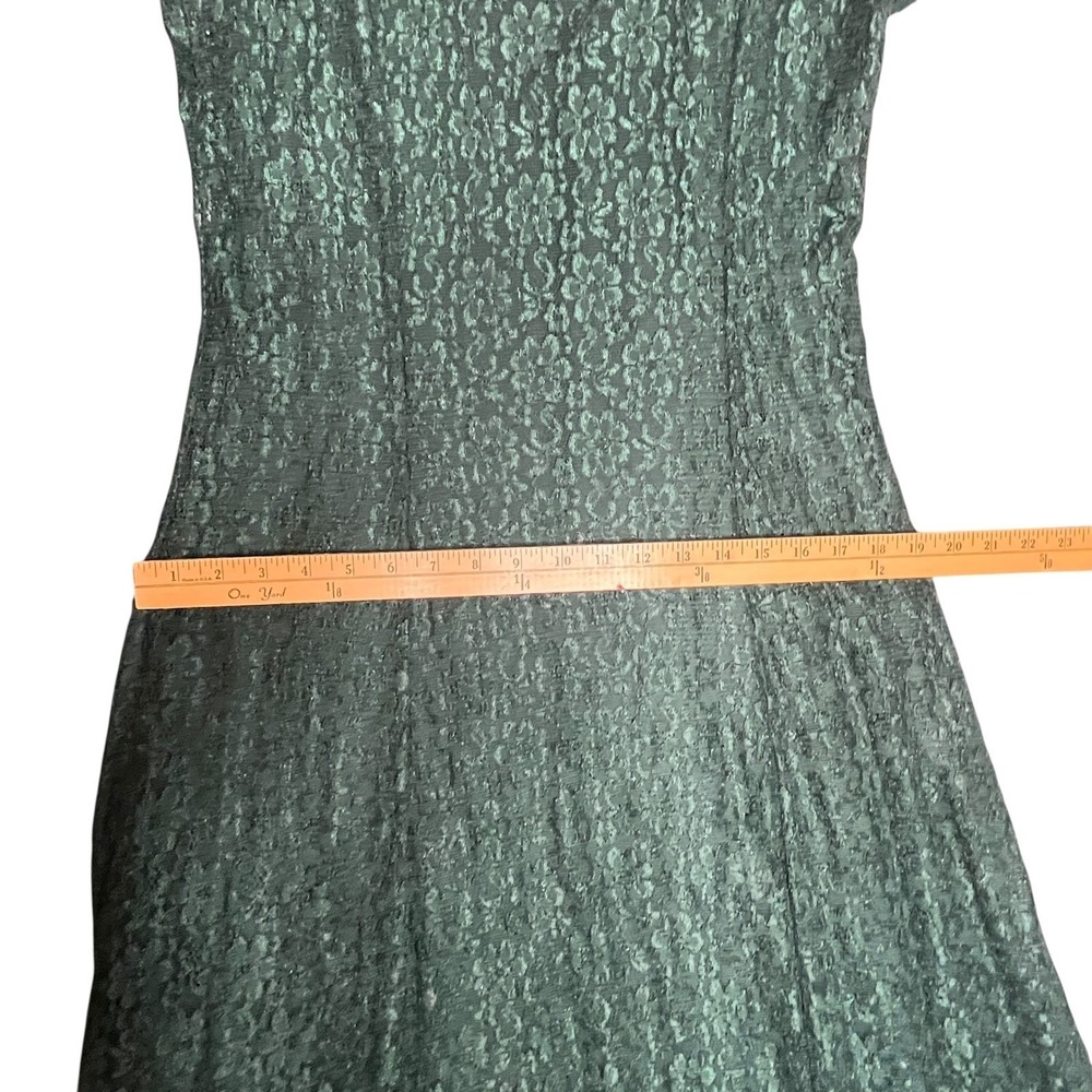 VTG Fredericks of Hollywood Green Lace Dress Corset 11 Fairy Grunge Whimsigoth - Picture 11 of 16